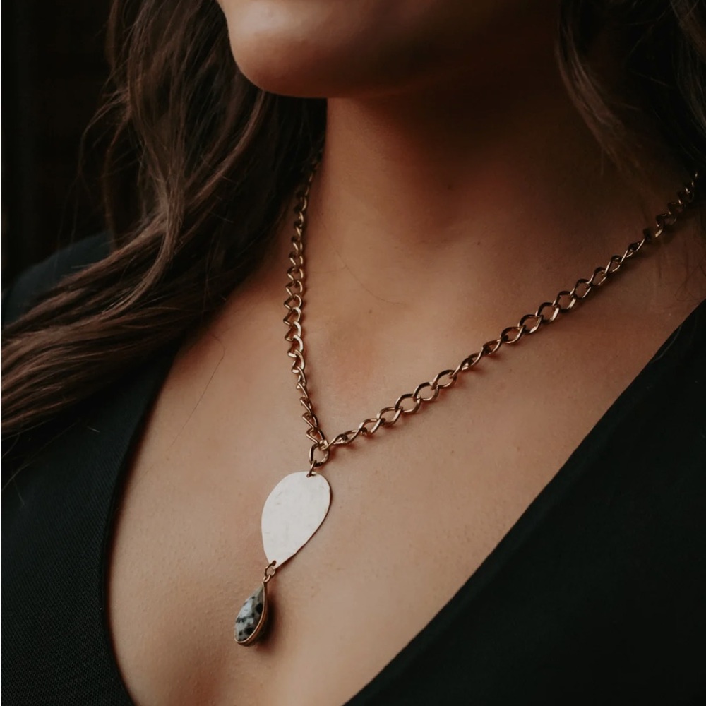 Panache Gia Stone Pendant Necklace